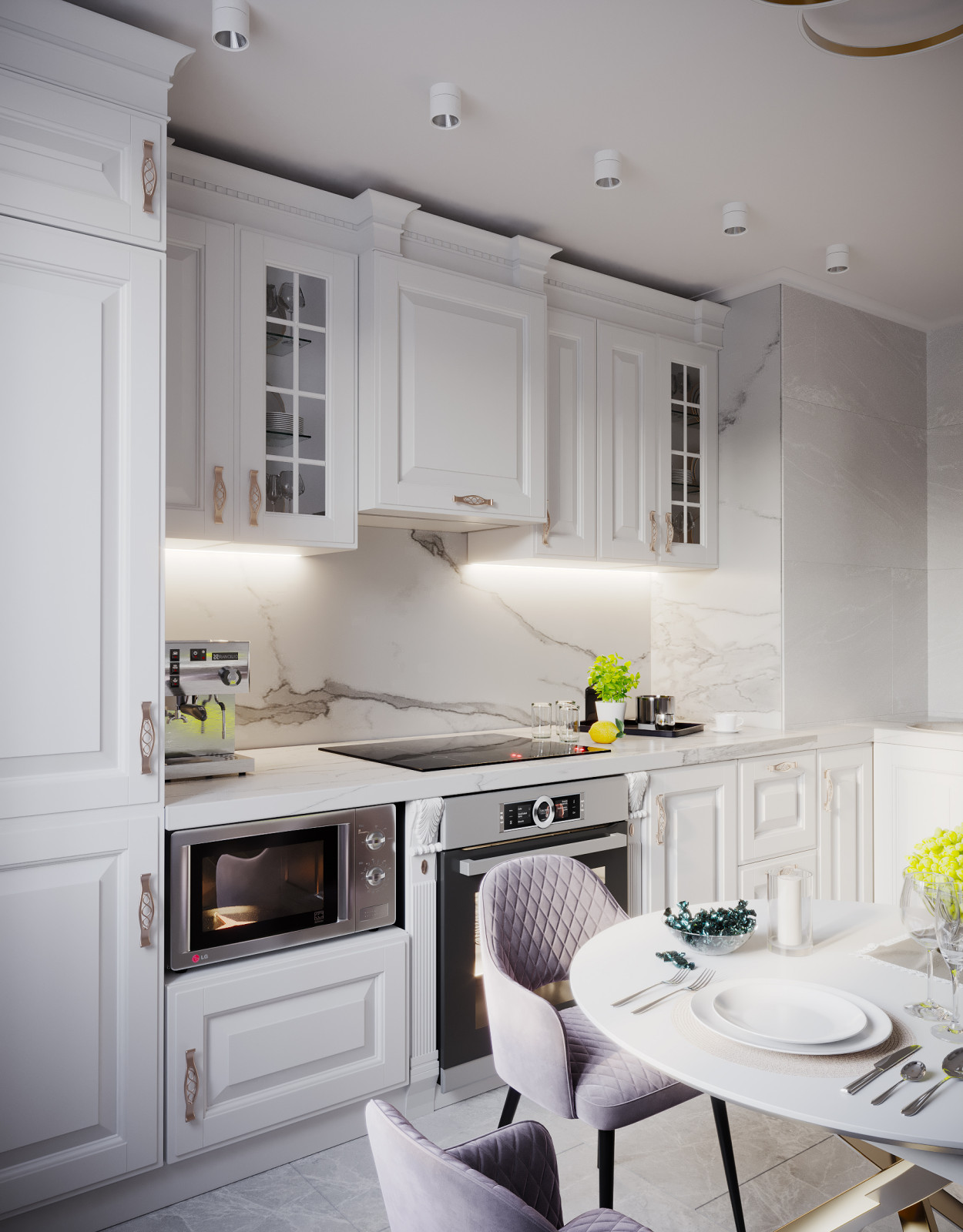 Квартира в классическом стиле для семьи с детками