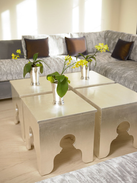 une villa moderne middelhavsstil-dagligstue