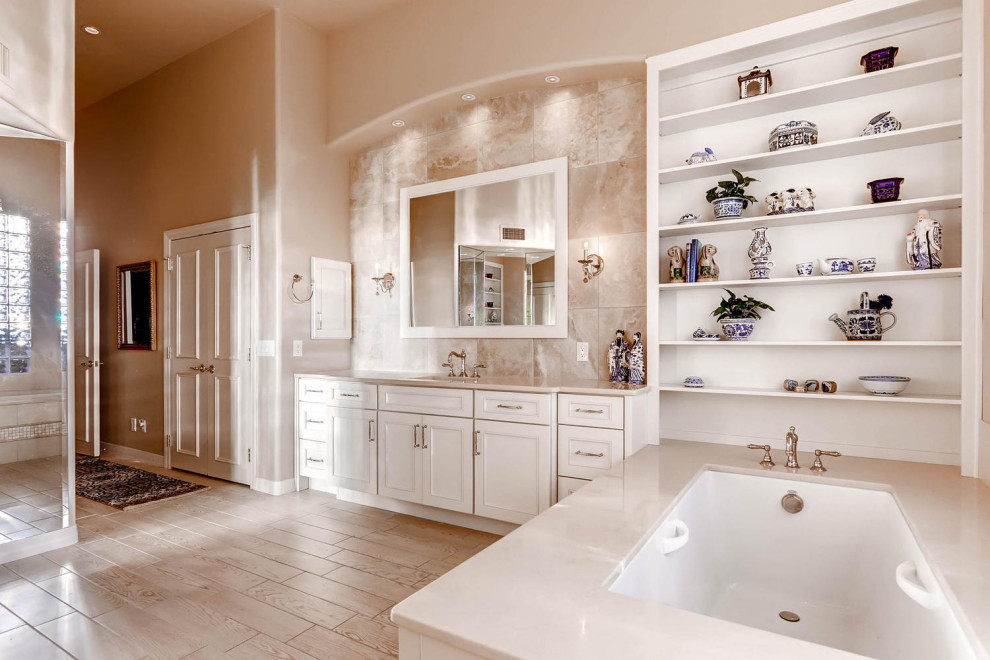 White Ancala Master Bathroom