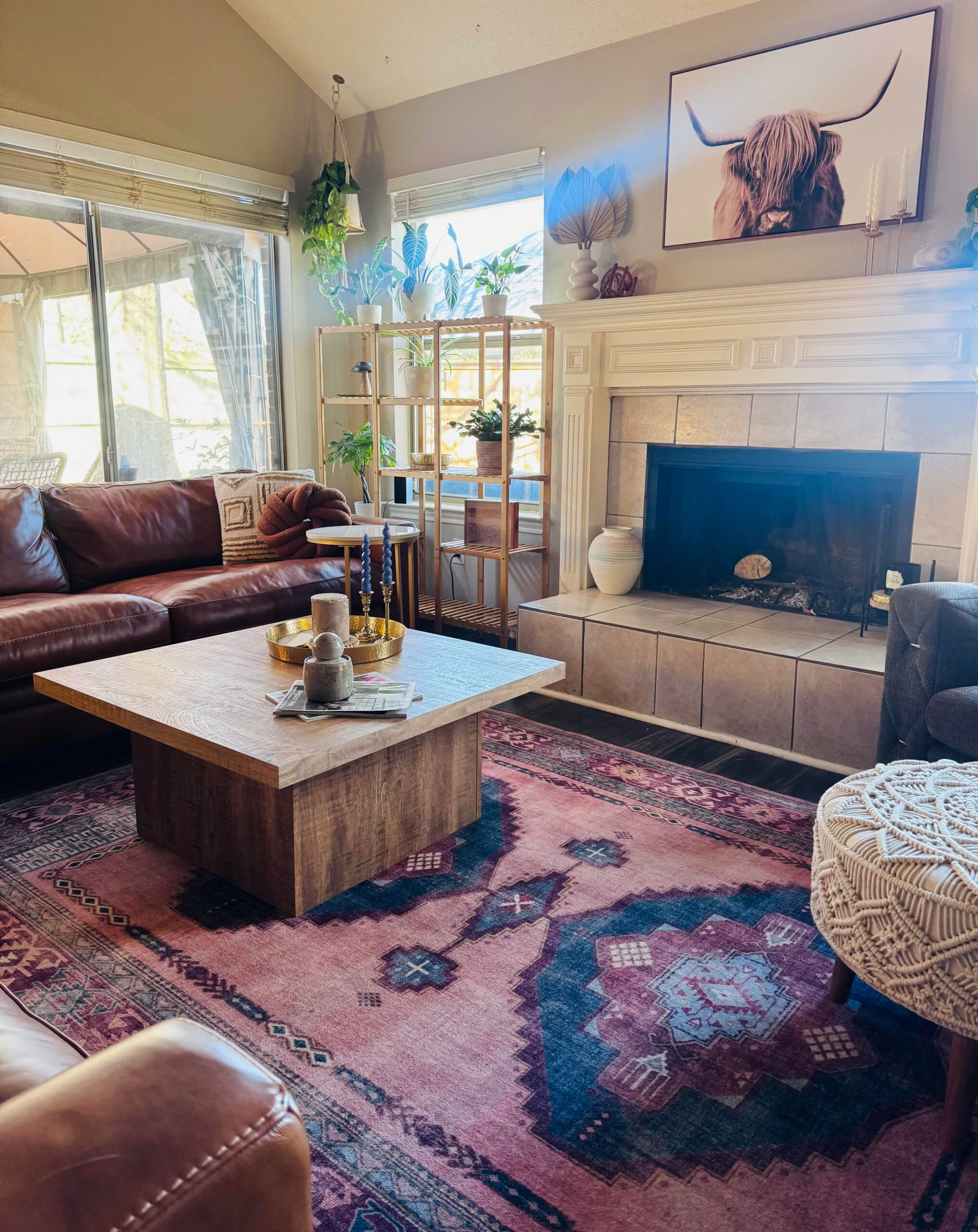 Bohemian Living & Dining Spaces