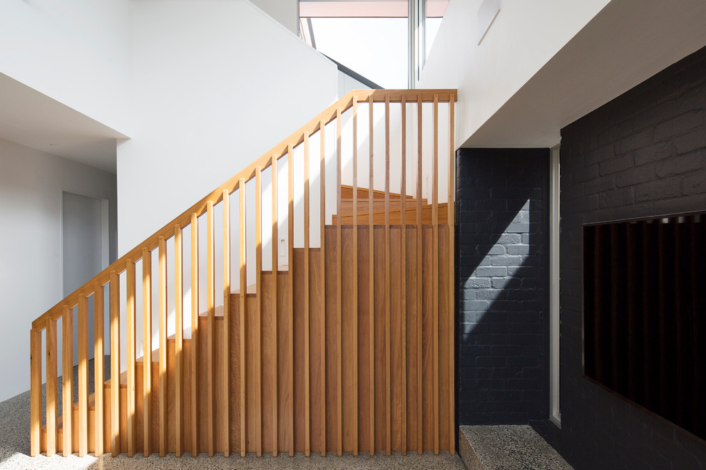 Contemporary staircase in Sydney.