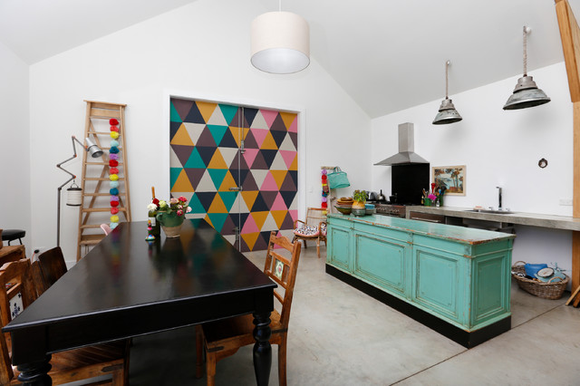 Funky Creative Customkit Home eclectic-kitchen