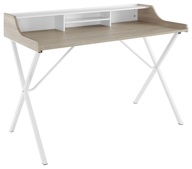 Bin Desk Functional and Stylish Solution for Workspaces Wood