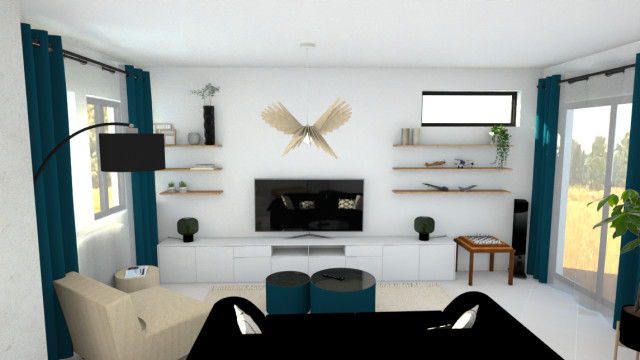 PROJET BOREAL scandinavian-living-room