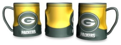 Green Bay Packers 20-Ounce Sculpted Team Coffee Mug
