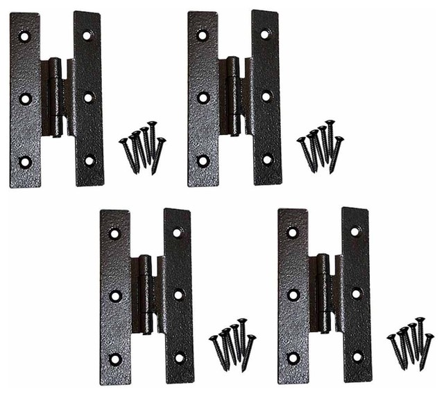 Cast Iron Cabinet H Hinge Style 3 1 2 H 3 8 Offset Set Of 4