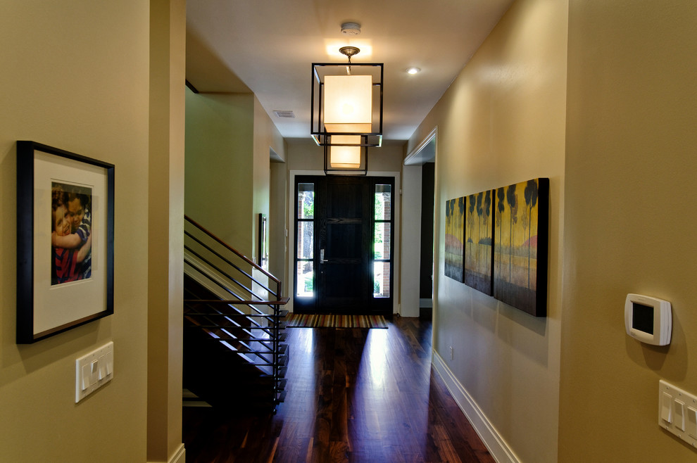 Inspiration for a transitional entryway remodel in Denver