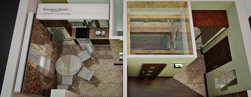 дизайн интерьера квартиры  (для гостей)