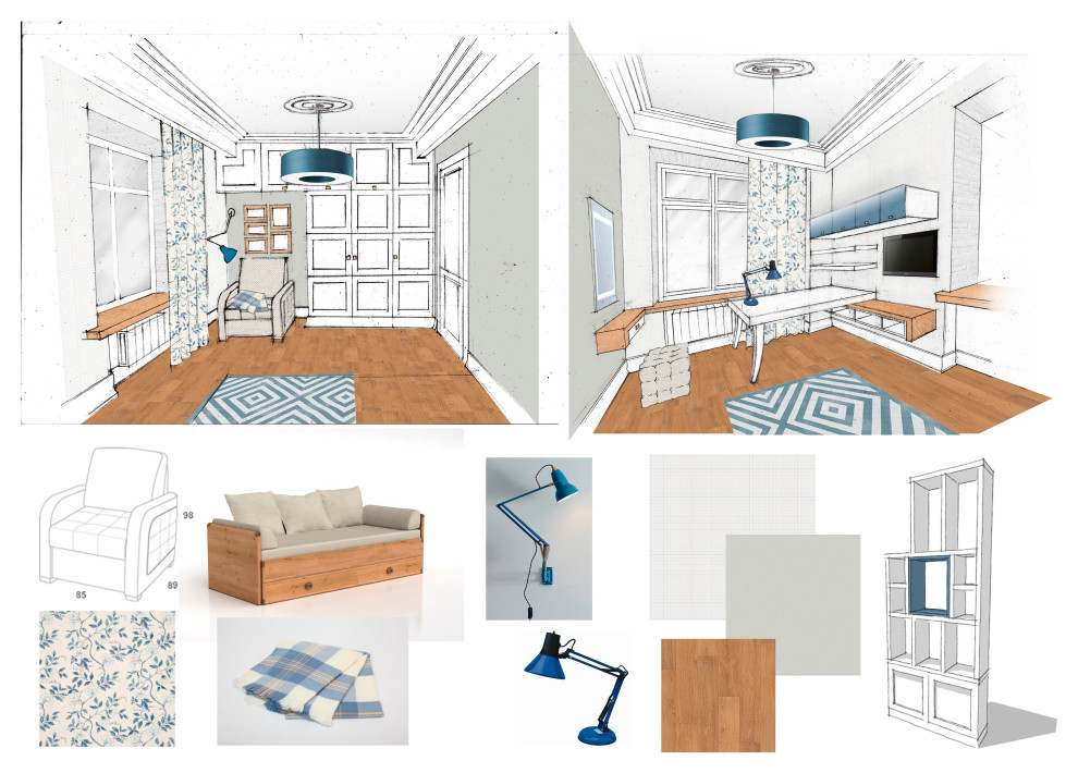 Интерьер квартиры на улице Германа