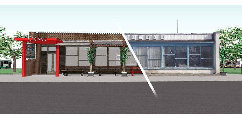 Разработка фасада пекарни