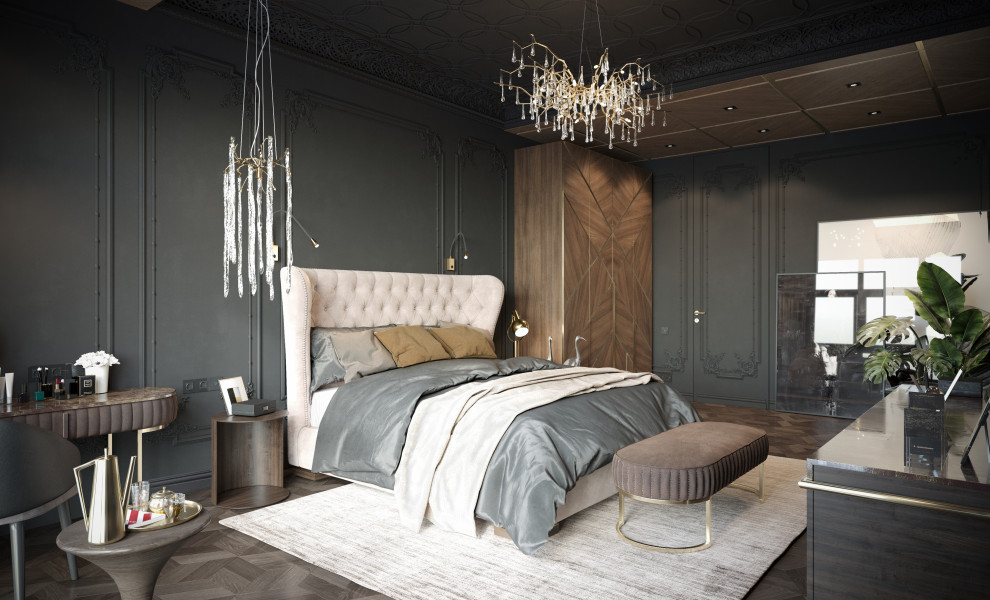 Визуализация спальни "Сдержанный шик"