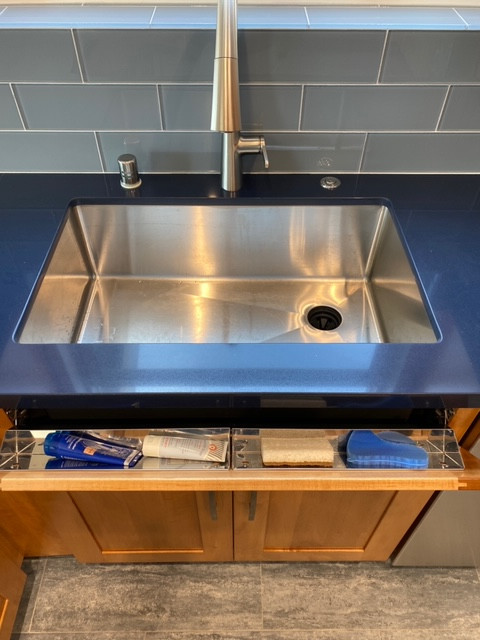 Oakland Hills Blue Kitchen