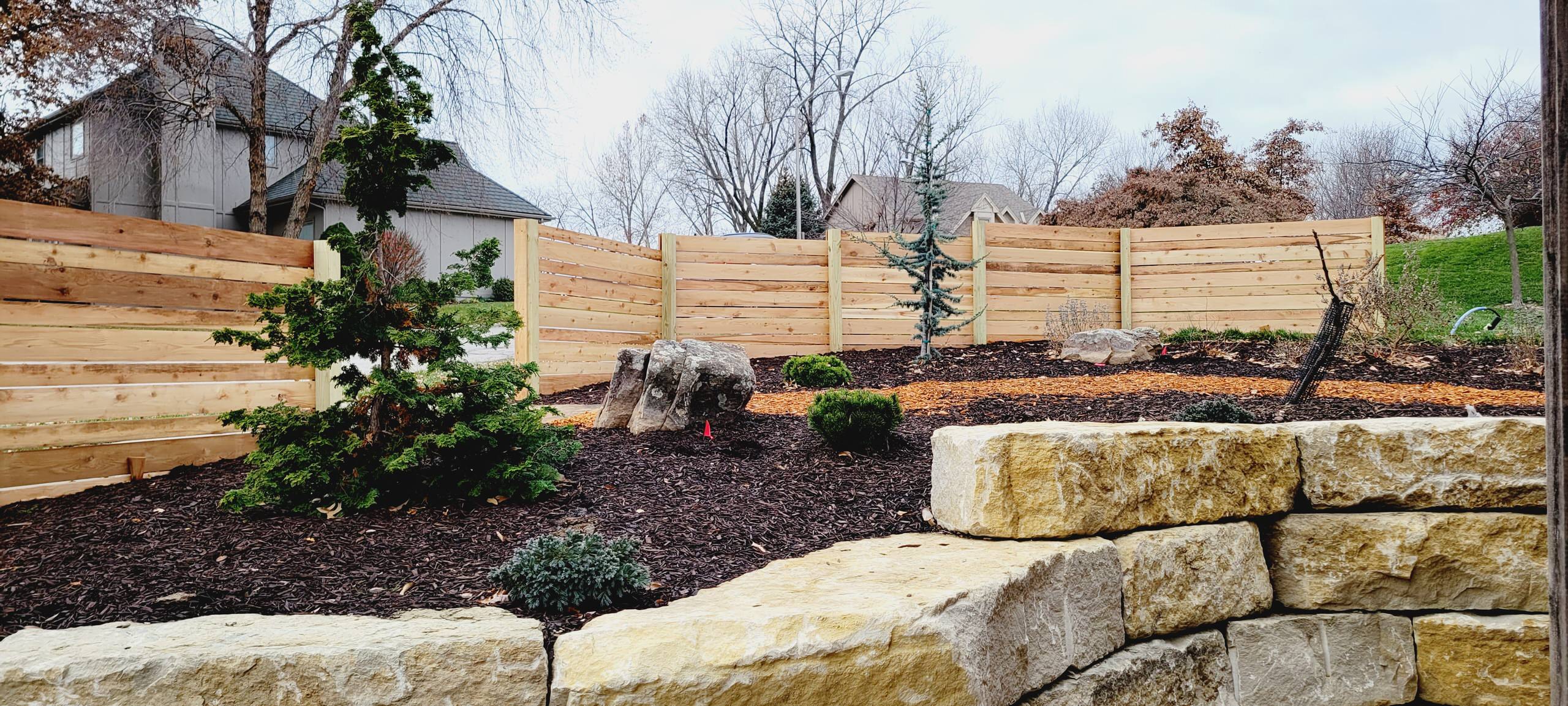 Privacy Screen Upper Terrace Garden