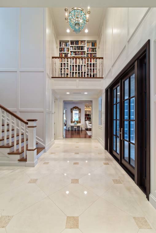 Traditional entryway in Miami.