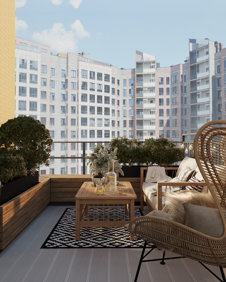 white с террасой