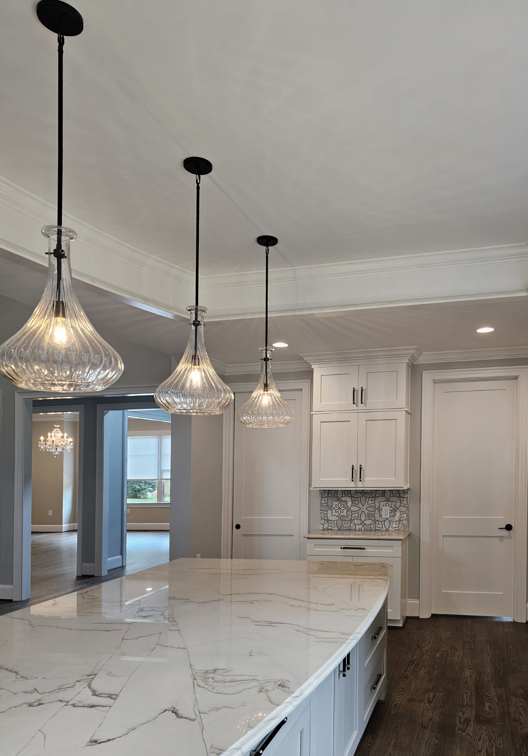 Charming Curved Kitchen
