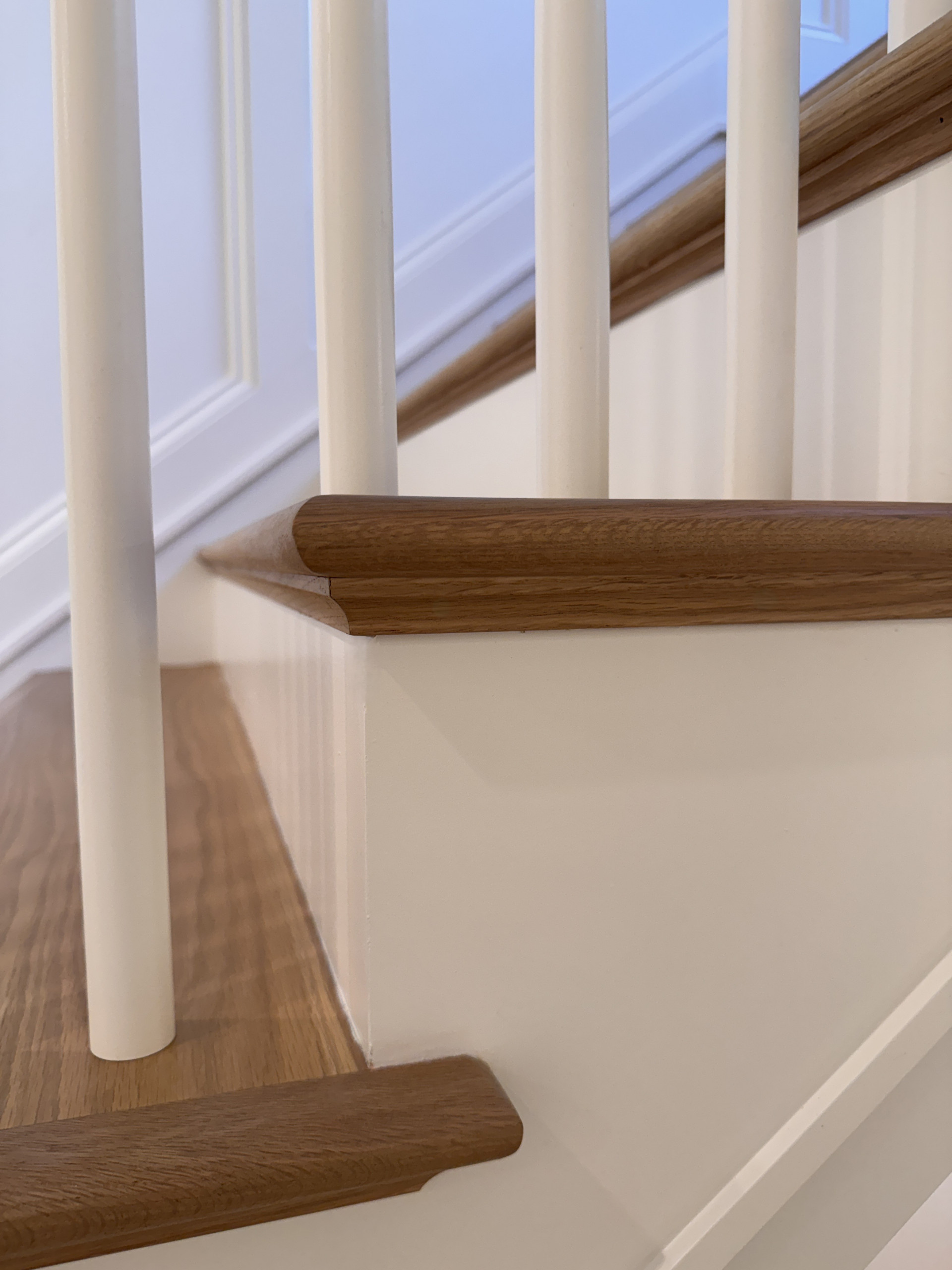 Project #160 | Traditional Box Stair with Gooseneck Handrail