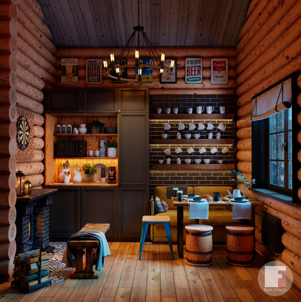 Баня в стиле лофт