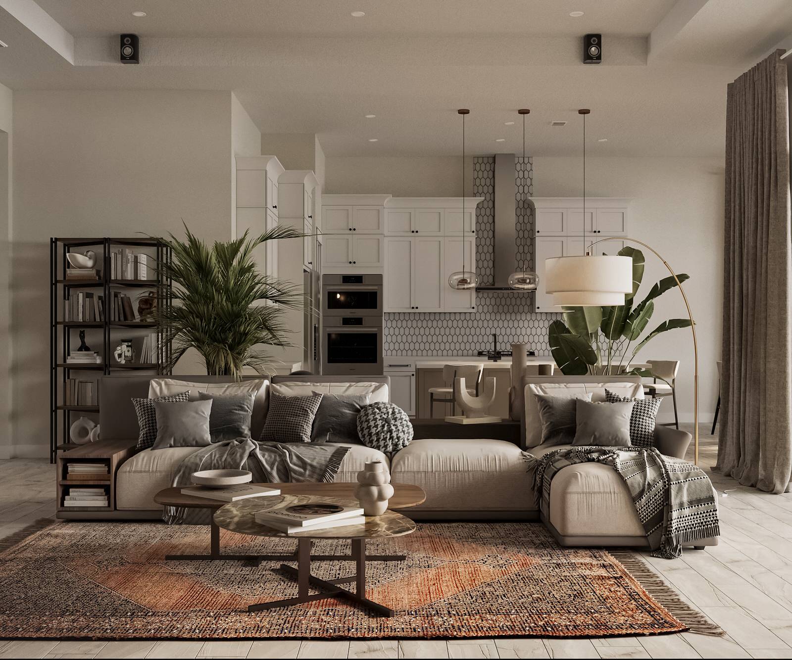 Дизайн дома во Флориде в стиле эклектика