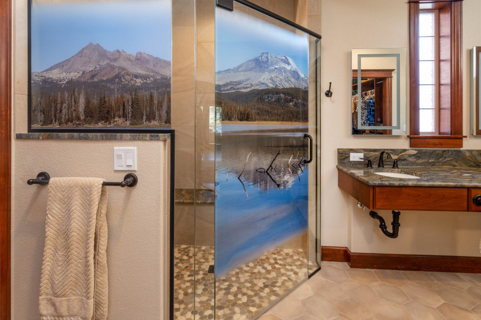 Bathroom - rustic bathroom idea