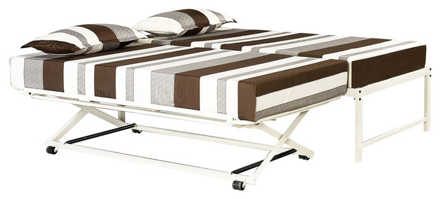Tiverton Daybed Bed Frame With Pop Up, Holbrook Twin Platform Bed With Pop Up Trundle Build
