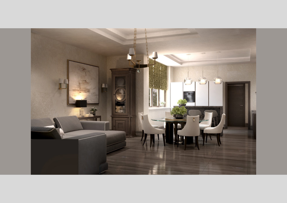 интерьер дома в коттеджном поселке Крекшино