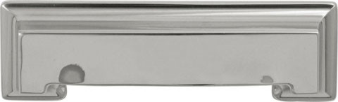 3 In. and 96mm Studio Collection Satin Nickel Cup Cabinet Pull, BPP3013-SN