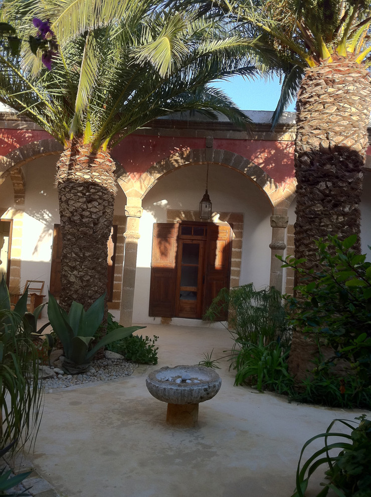 Moroccan Riad Courtyard Mediterranean Exterior