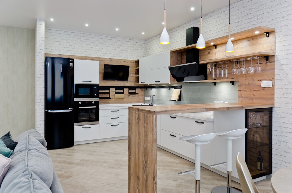 Лофт - светлый, комфортный.