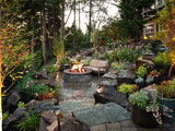 Traditional Patio by Alderwood Landscape Architecture and Construction