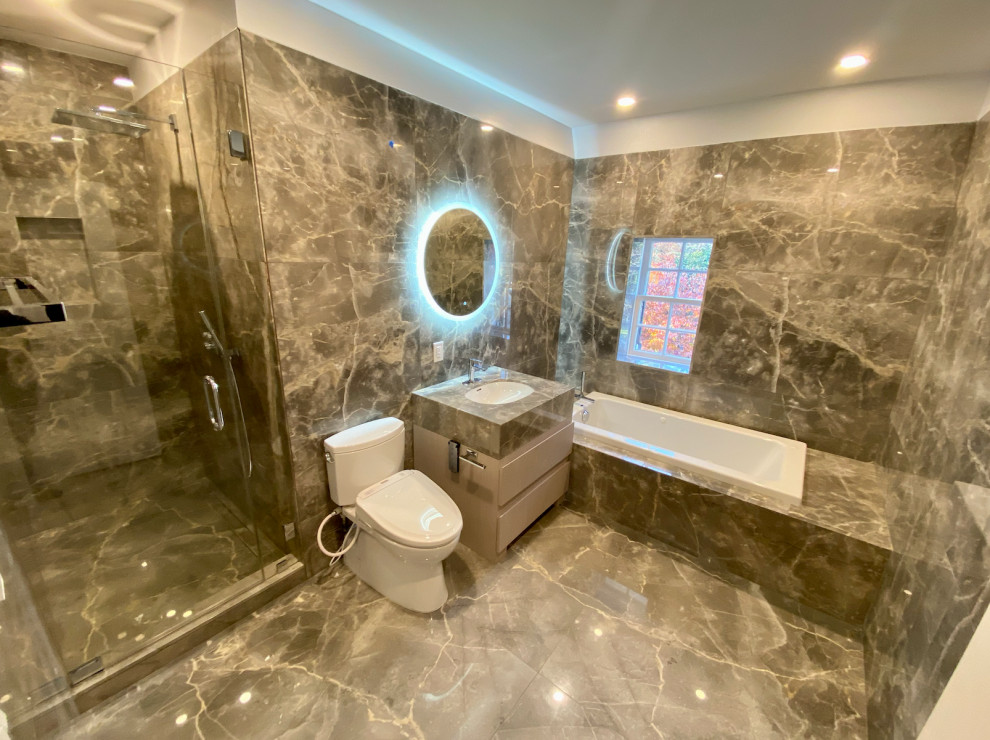 Luxury Bathroom Gut Remodel in Princeton, NJ | WA Construct