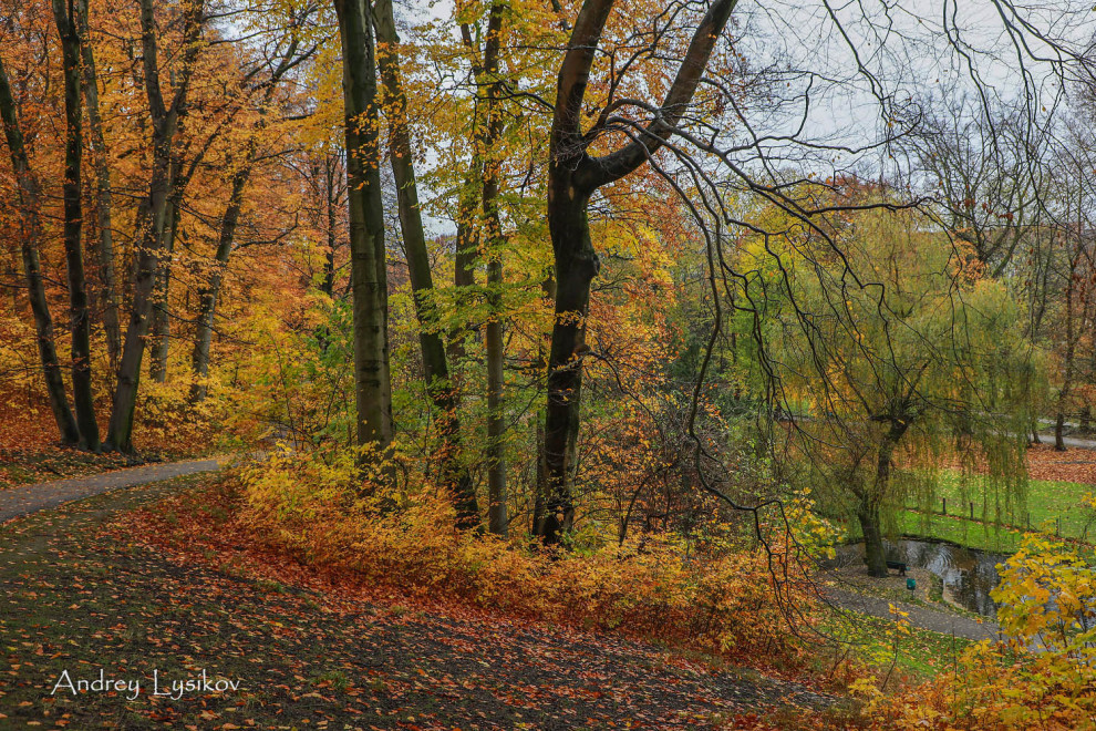 Мюнхен - парк Максимилиансанлаген (Maximiliansanlagen)