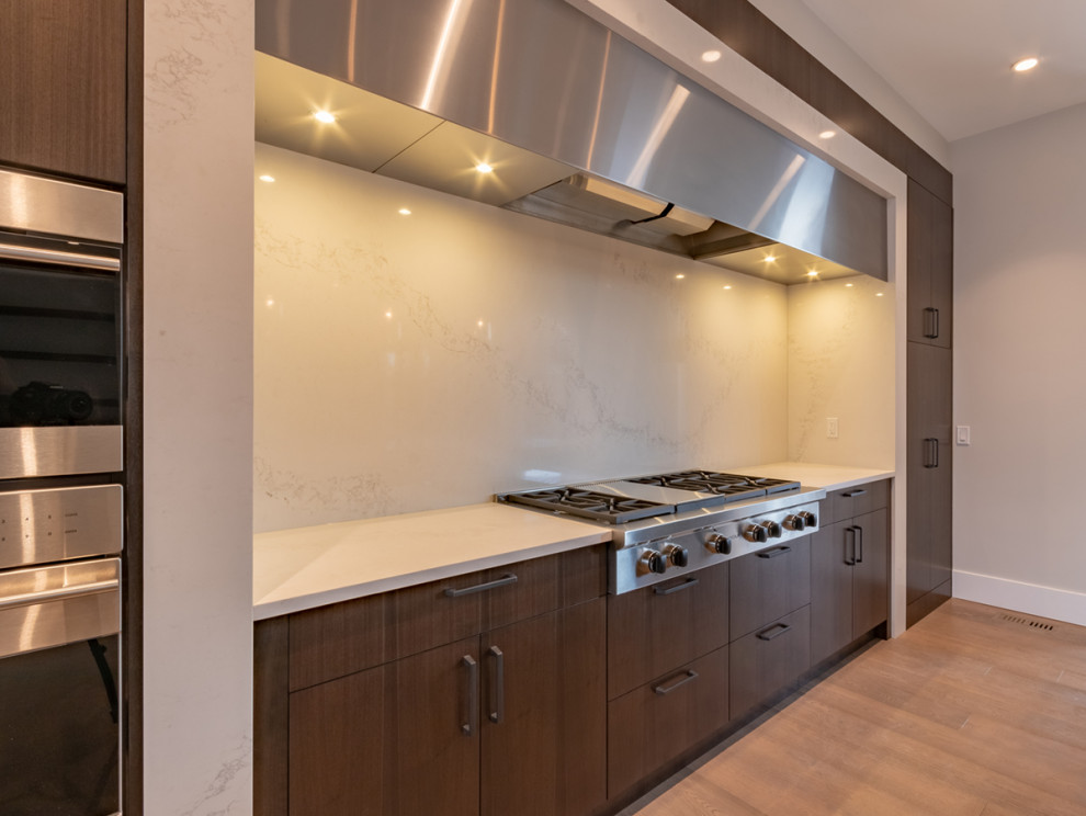 Example of a trendy home design design in Calgary