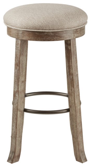 Ink Ivy Oaktown Round Backless Bar, Counter Height Backless Swivel Bar Stools