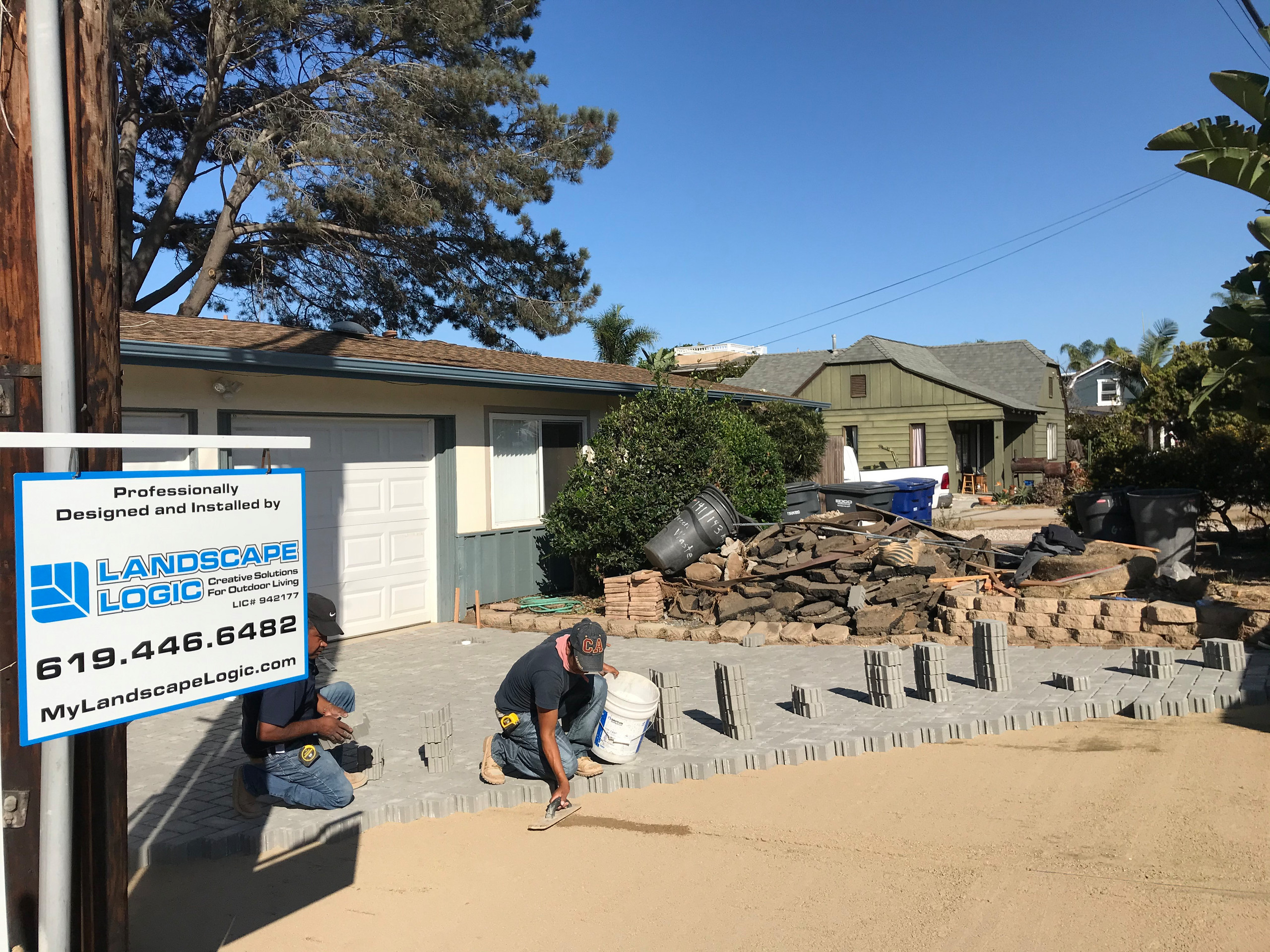 Installing a New Paver Driveway in Solana Beach
