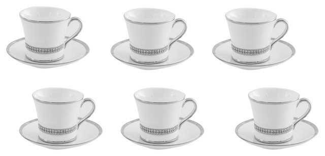 Strass Coffee Cups, Set of 6