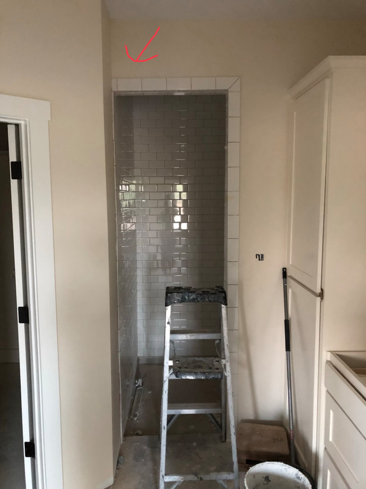 Subway tile not level