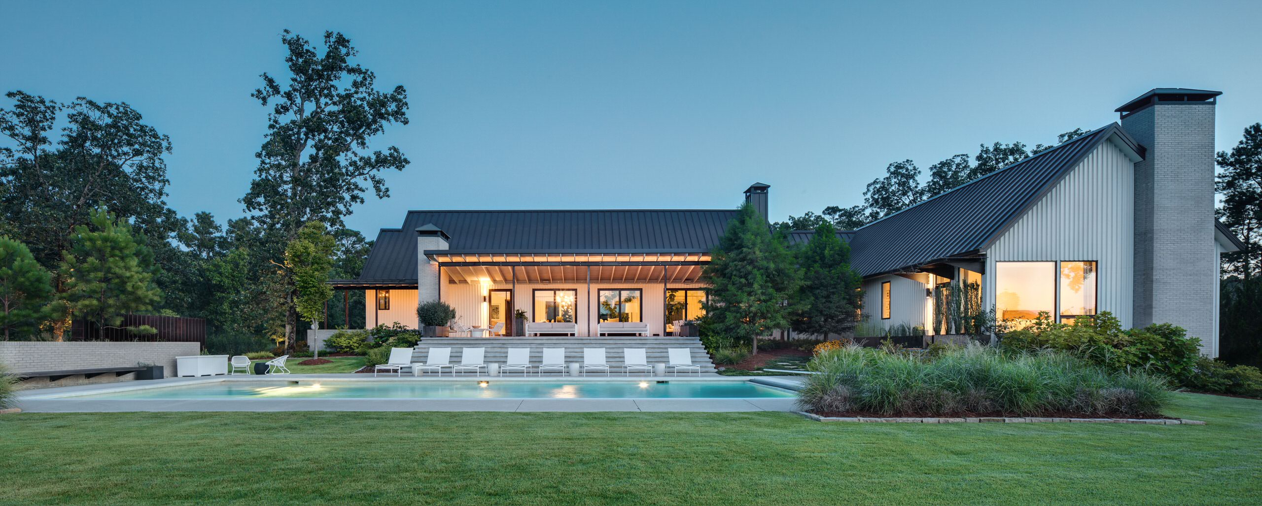 Southern Living House with a View of Pinnacle Mountain