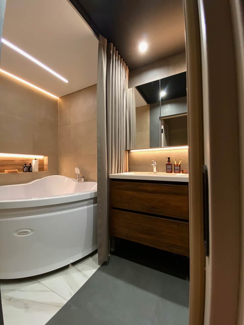 Реализация санузлов (Четырехкомнатная квартира, Пенза)