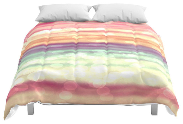 Society6 Pastel Comforter Contemporary Comforters And