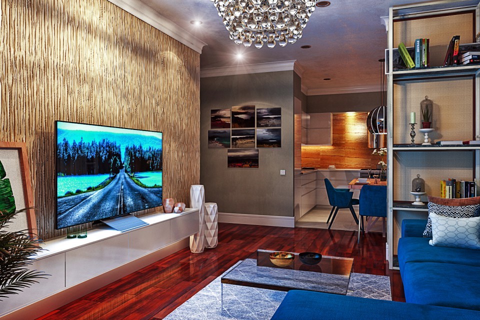 ДИЗАЙН ИНТЕРЬЕРА КВАРТИРЫ 80 КВ.М. В ЖК "ВОЛЖСКАЯ РИВЬЕРА"