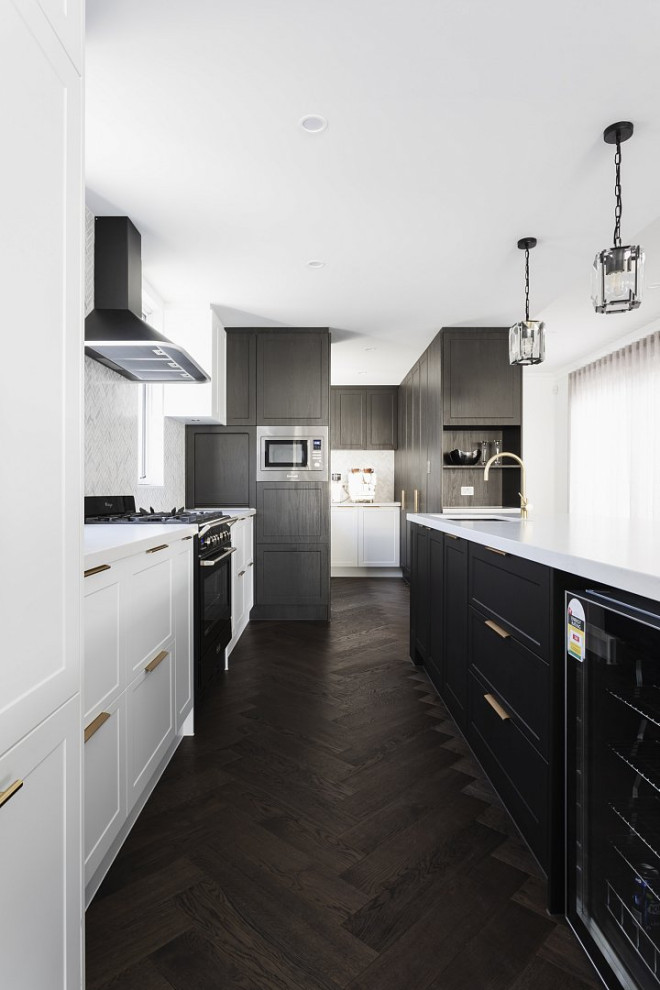 Черно-белый интерьер