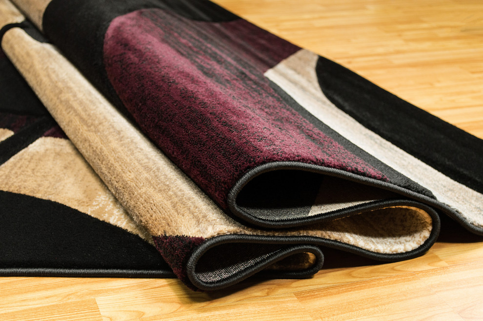 Abstract Area Rug, 5x7 Contemporary Area Rugs by Brady Furniture