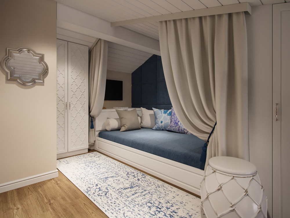 Воздушный лофт. ЖК Валентиновка парк. Двухуровневая квартира, 70 кв.м.