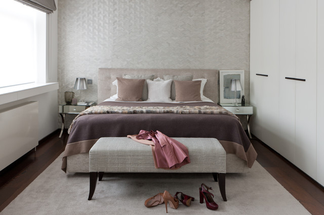 Sumptuous bedroom contemporary