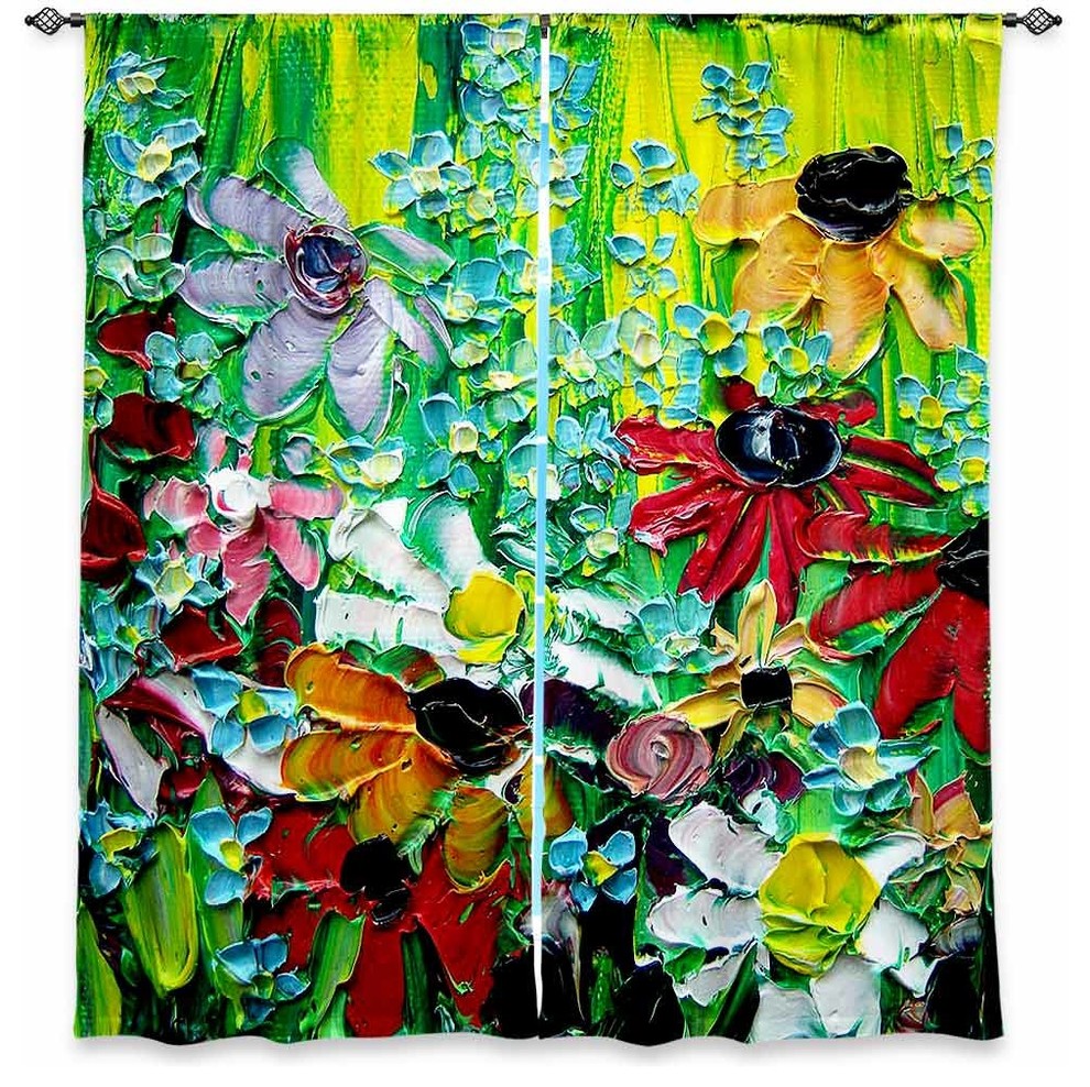 Stories From a Field Act lxxvii Window Curtains, 80"x52", Lined