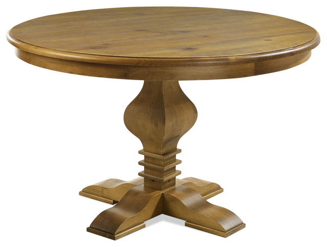 Tower Round Table Traditional Dining Tables By Artefama Tower Round Table Oak Base Traditional Dining Tables