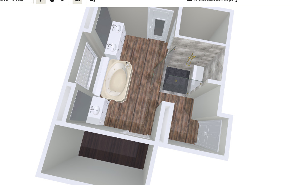 Shower Remodel 3D designed