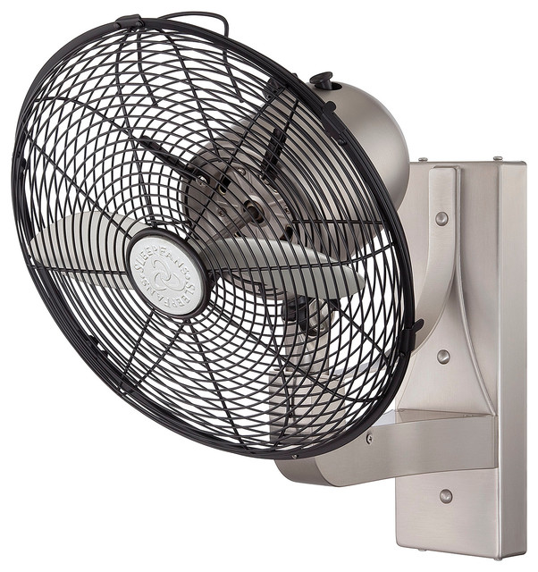 Skyy Wall Fan Satin Nickel