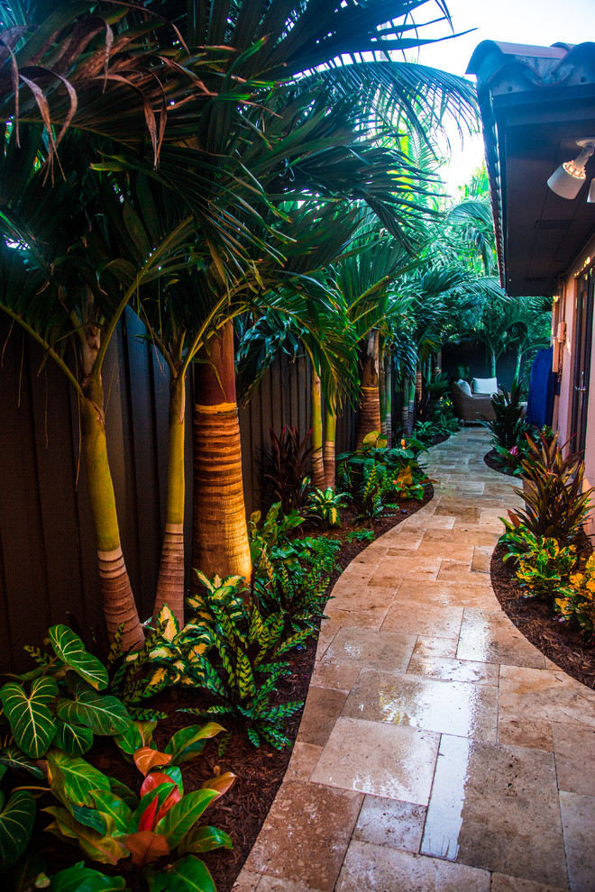 Secluded Tropical Courtyard  Tropical  Miami by JDLA Landscape Architecture Inc Houzz